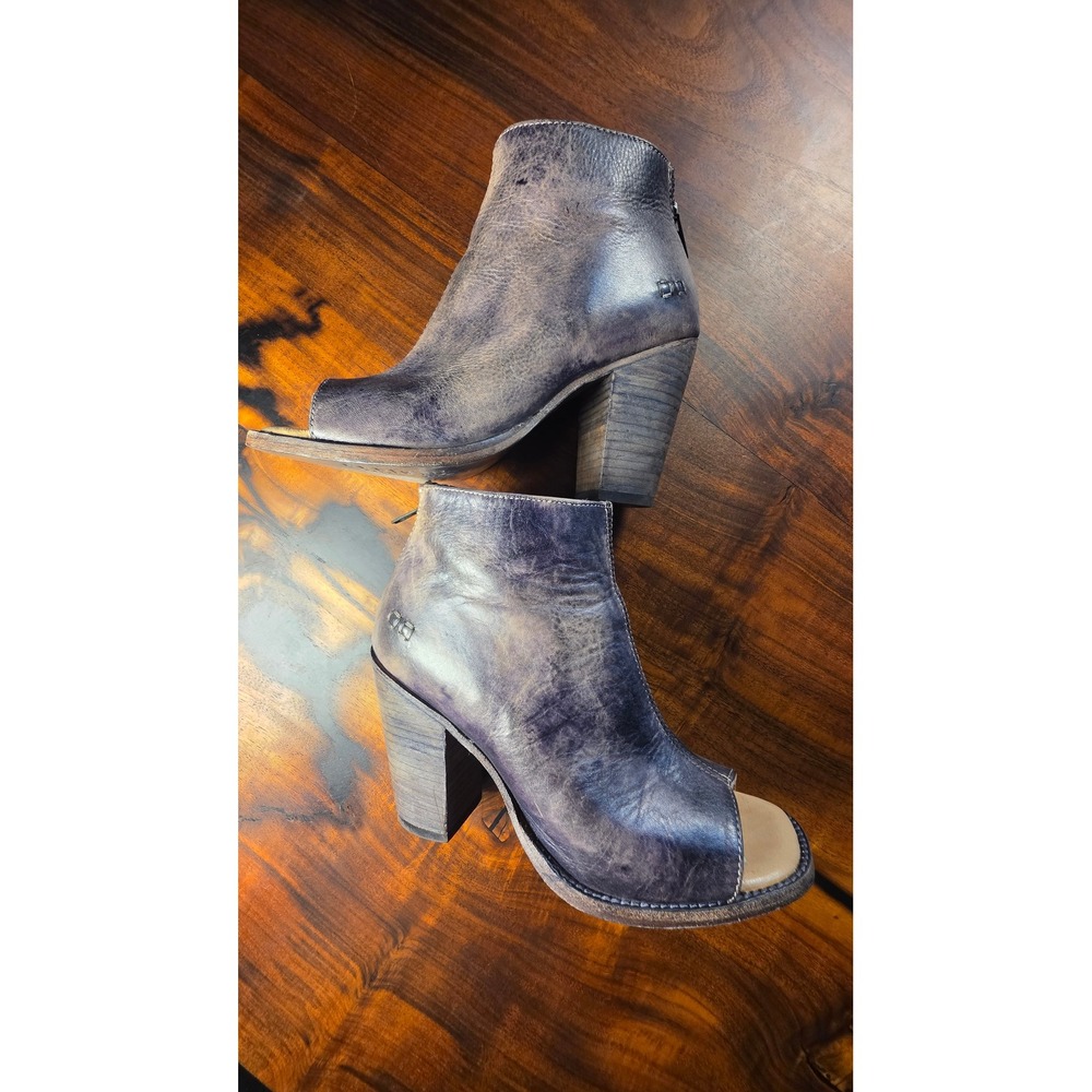 Bed Stu Cobbler Series Purple Distressed Leather Boho Indie Sleeze Festival